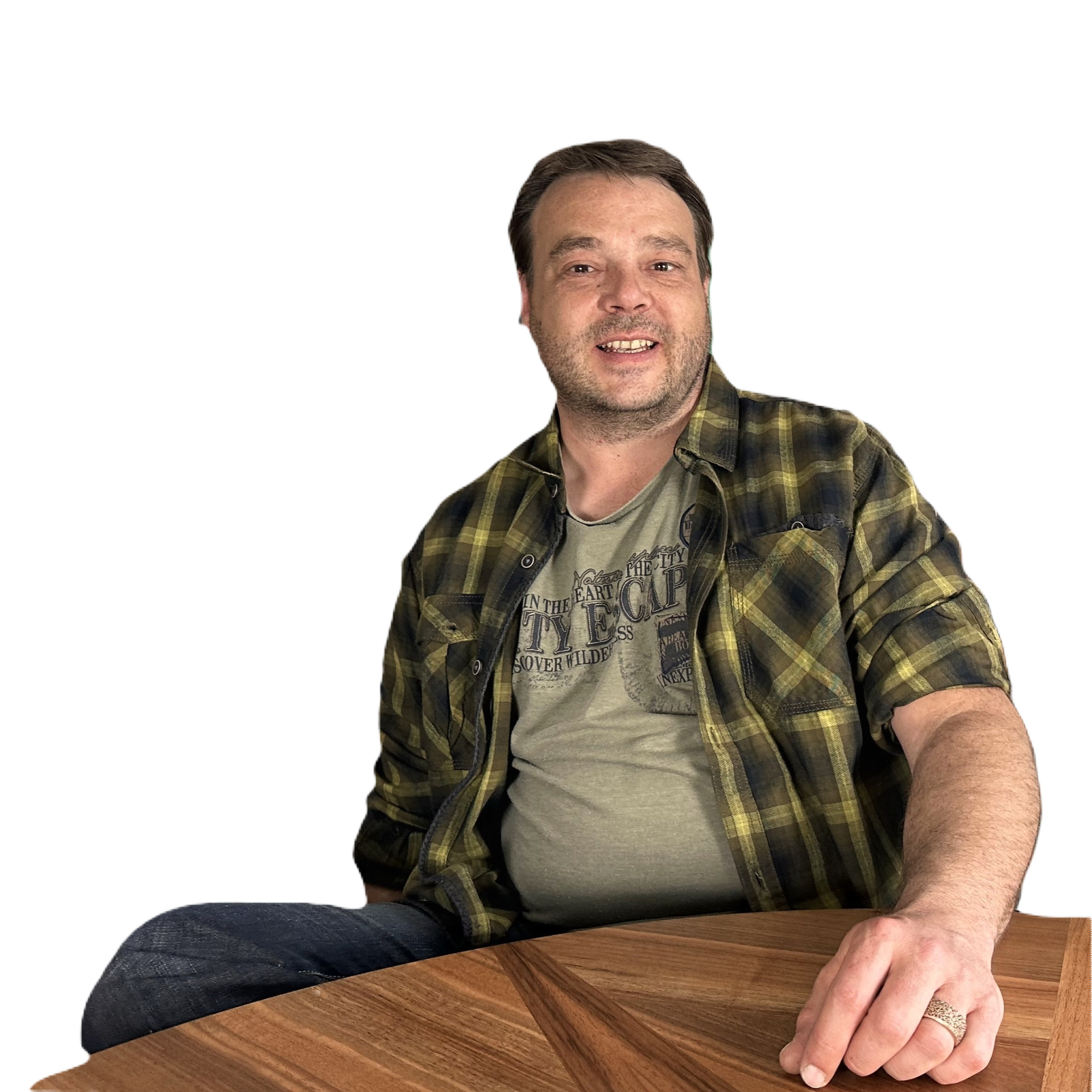 Nik Höltschi in seiner Werkstatt